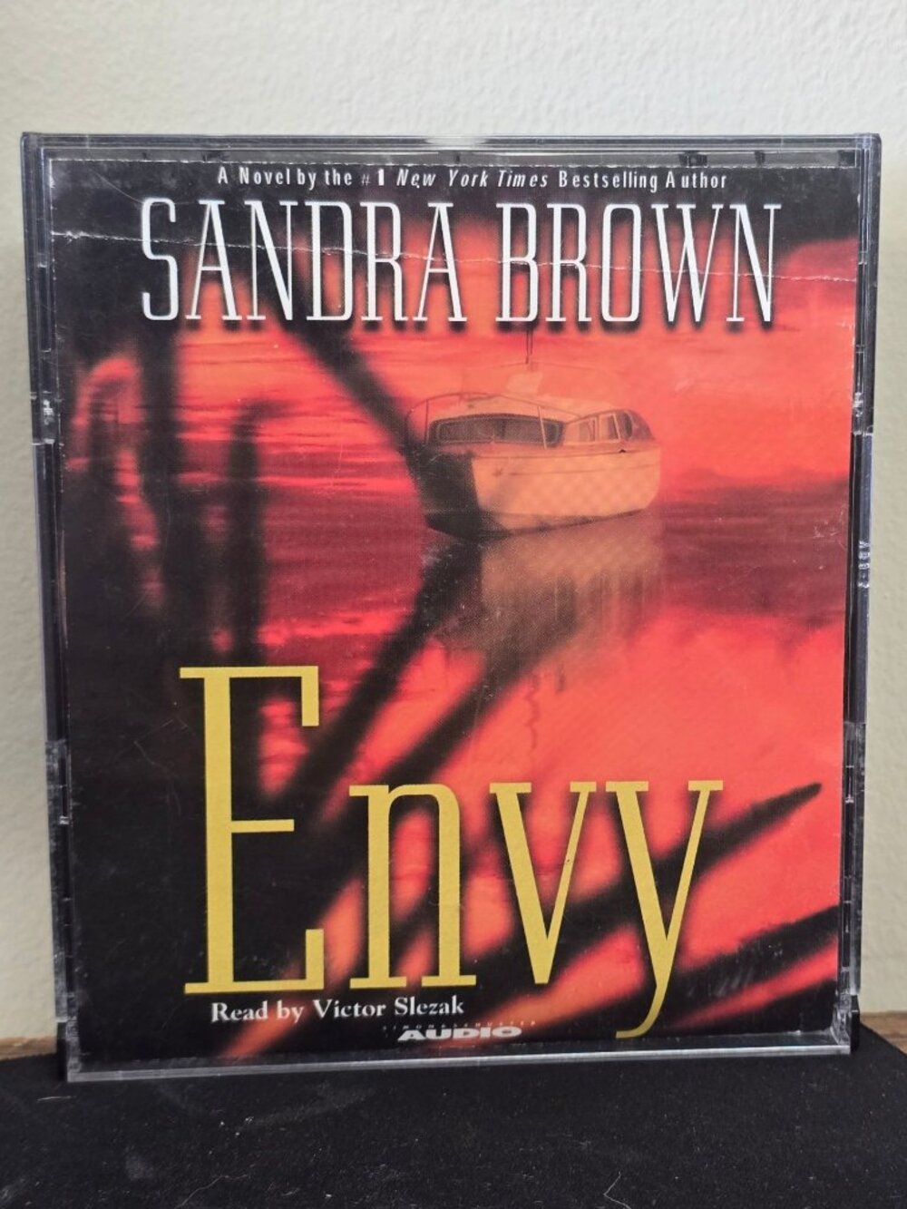 Sandra Brown "Envy" Audiobook Read By Victor Slezak Suspense Thriller 5 CDs